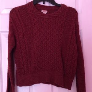 Burgundy Sweater